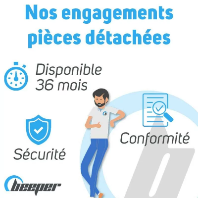 Axe de roue avant +...