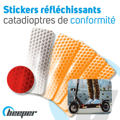 Adhesivos reflectantes para...