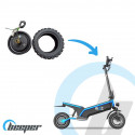 Rueda trasera con motor (500W 48V - Neumático y motor) MONTAJE para Beeper TRAIL • FX2000-SP19